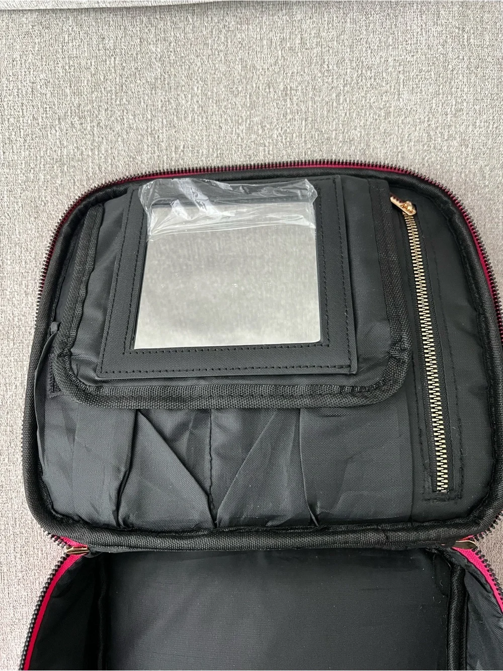 Pink Women's Travel Cosmetic Case Makeup Bag Neiman Marcus